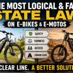 The Most Logical & Fair State Law: E-Bikes & E-Motos